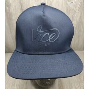 Vice Golf Hat Men's Small‎ Black Lightweight Mesh Cap German Design Fitted